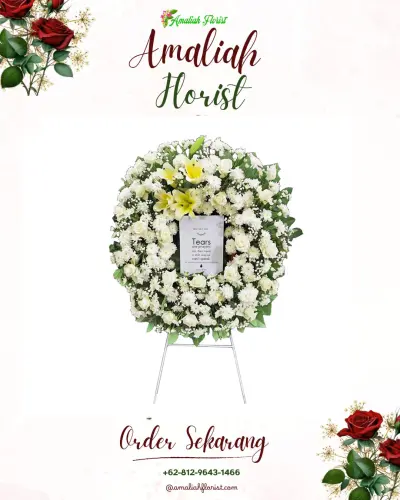 Krans Bunga Duka Cita di Cigondewah Kidul